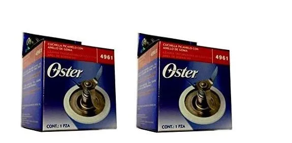 2 Genuine Oster Blender Blades For Osterizer Blenders 4961 With 2 Sealing Rings!