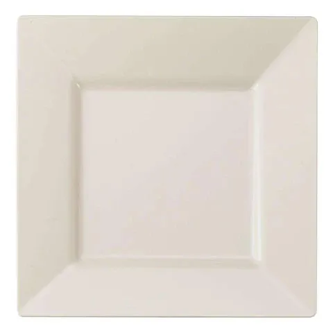 6.5" Plastic Square Dessert Plate (120/CS)