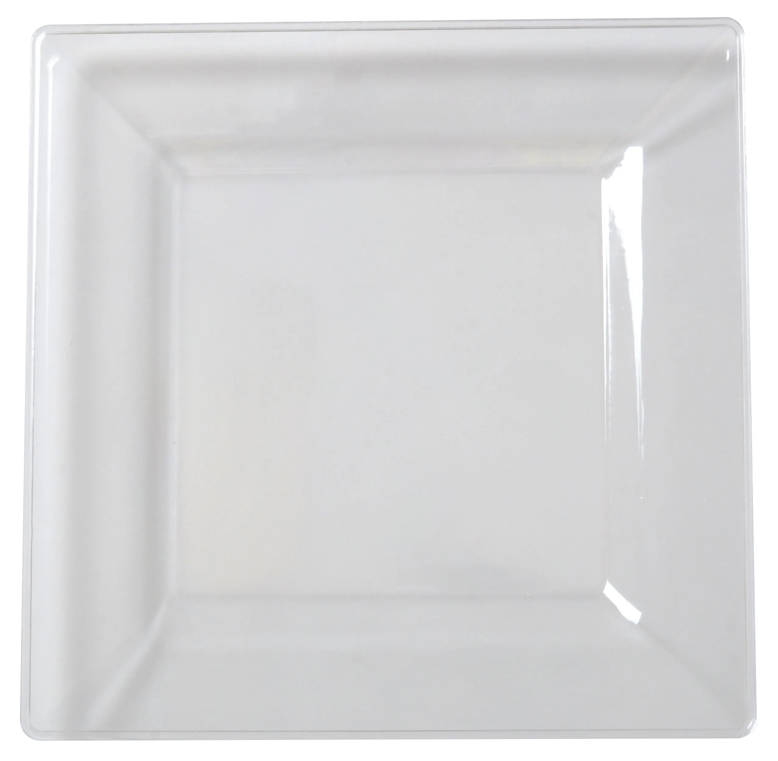 6.5" Plastic Square Dessert Plate (120/CS)