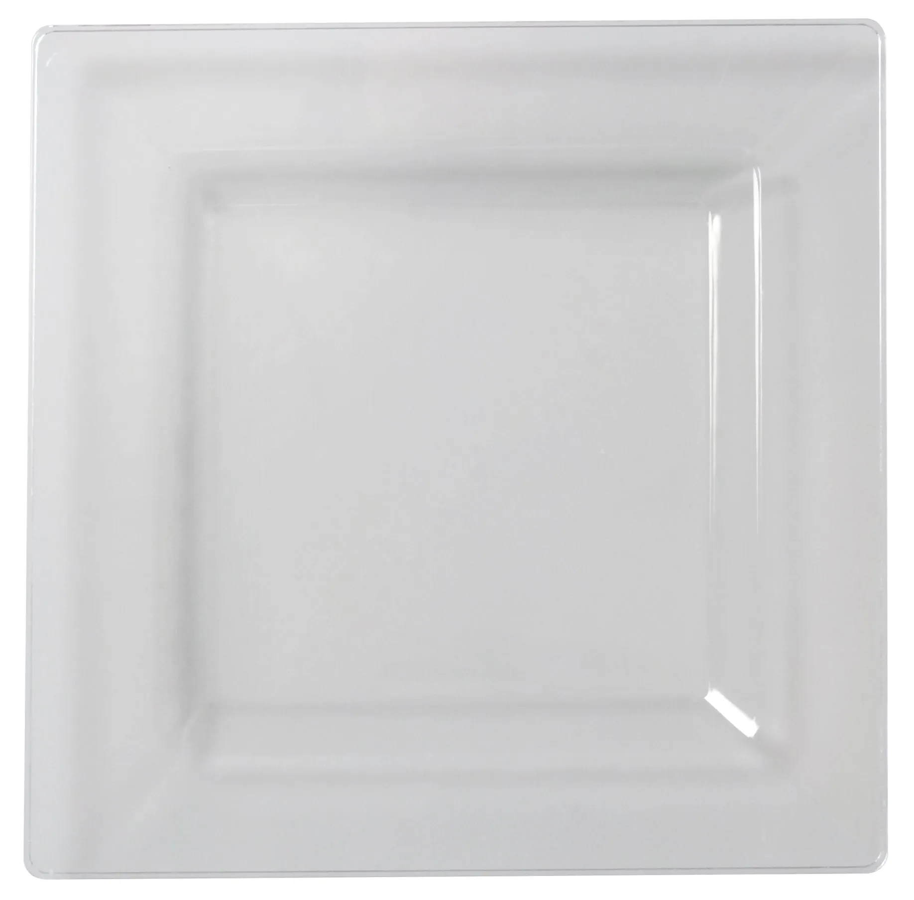 8" Plastic Square Salad Plate (120/CS)