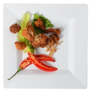 8" Plastic Square Salad Plate (120/CS)