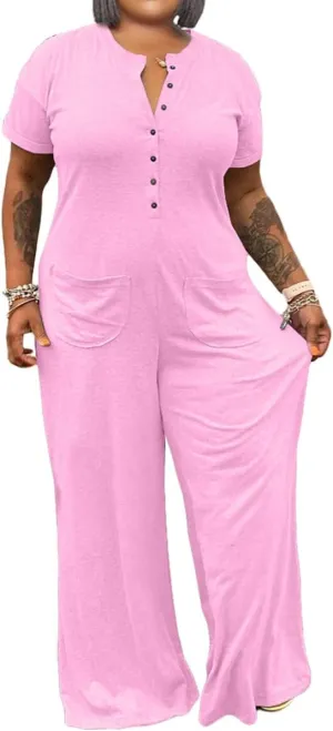 Acatmew Plus Size Harem Pants for Women African Print Casual Bohemian Loose Long Pants with Pocket