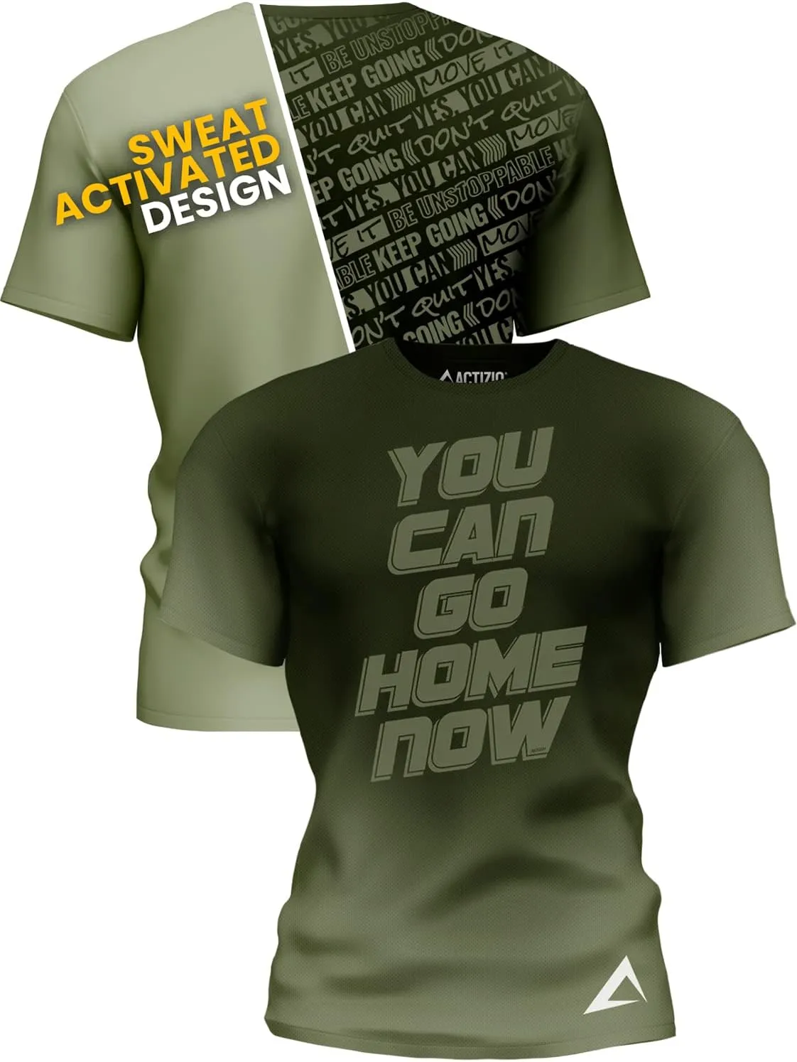 Actizio Sweat Activated Funny & Motivational Workout You Can Go Home Now Men's T-Shirts & Tank Tops