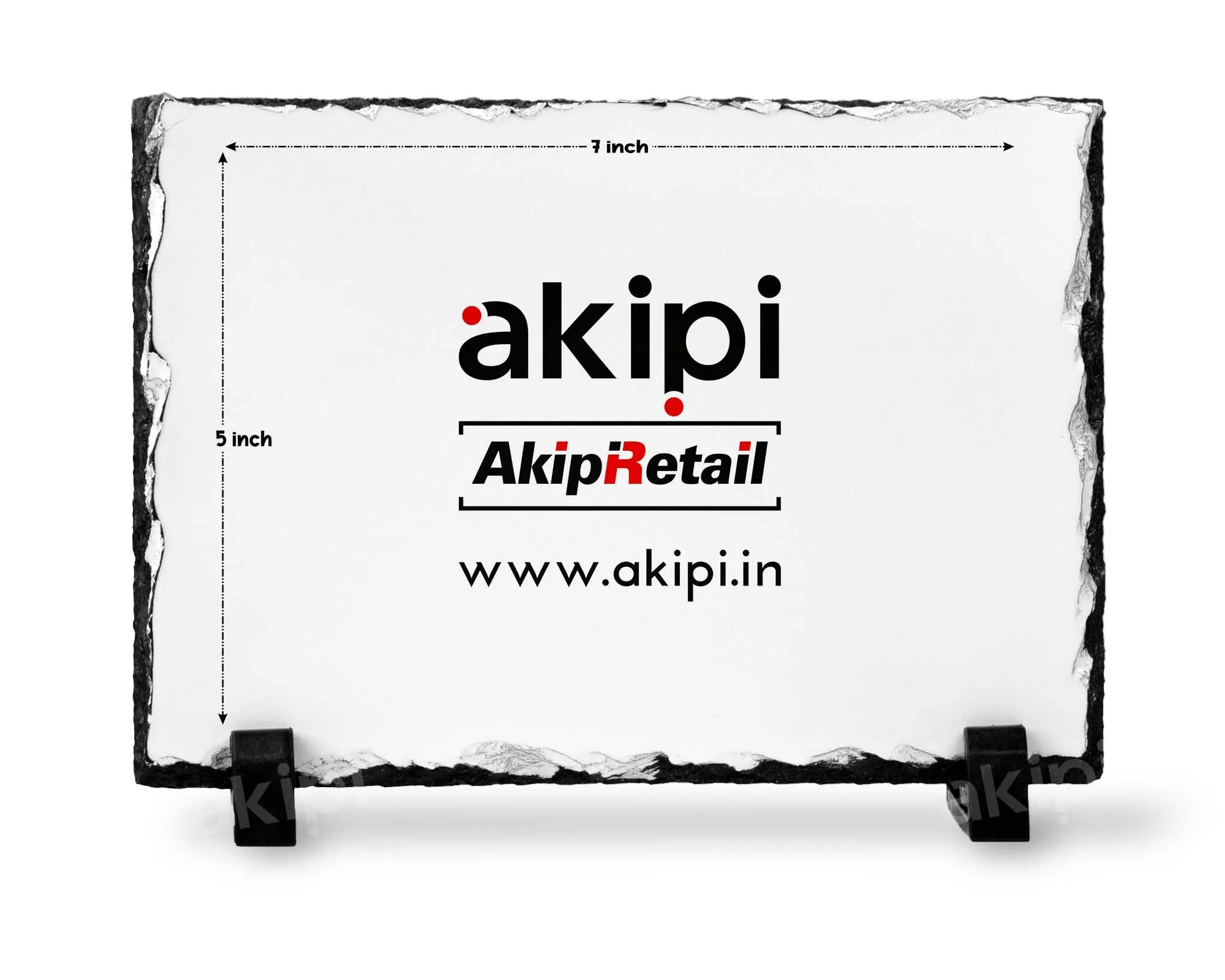 Akipi Customized 7x5 Tabletop Photo Frame With Your Picture - Personalized Gift for Any Occasion - Anniversary, Birthday, Wedding, ARS015 (Pack of 1)