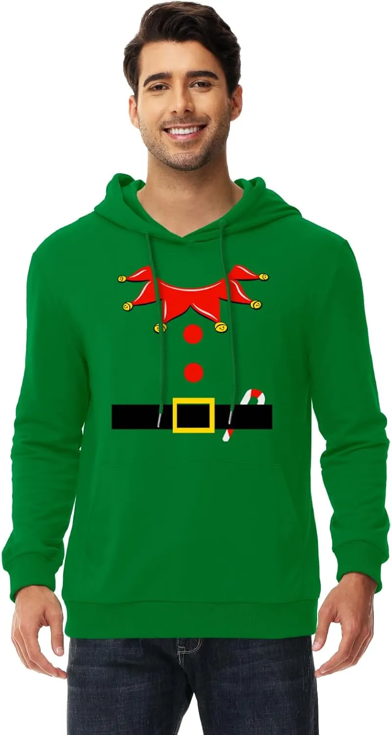 AOBUTE Mens Mardi Gras Hoodie Women St Patricks Sweatshirt Long Sleeve with Pocket