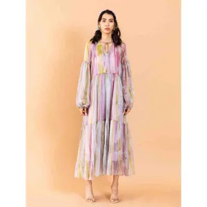 AROOP SHOP INDIA Shelley Multi-Color Maxi Dress (Set of 2)