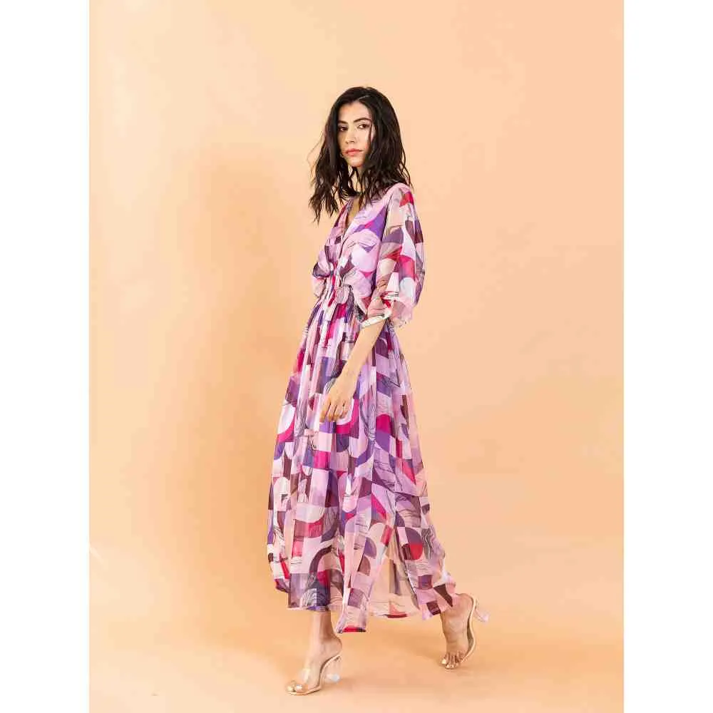 AROOP SHOP INDIA Zayna Multi-Color Dress (Set of 2)