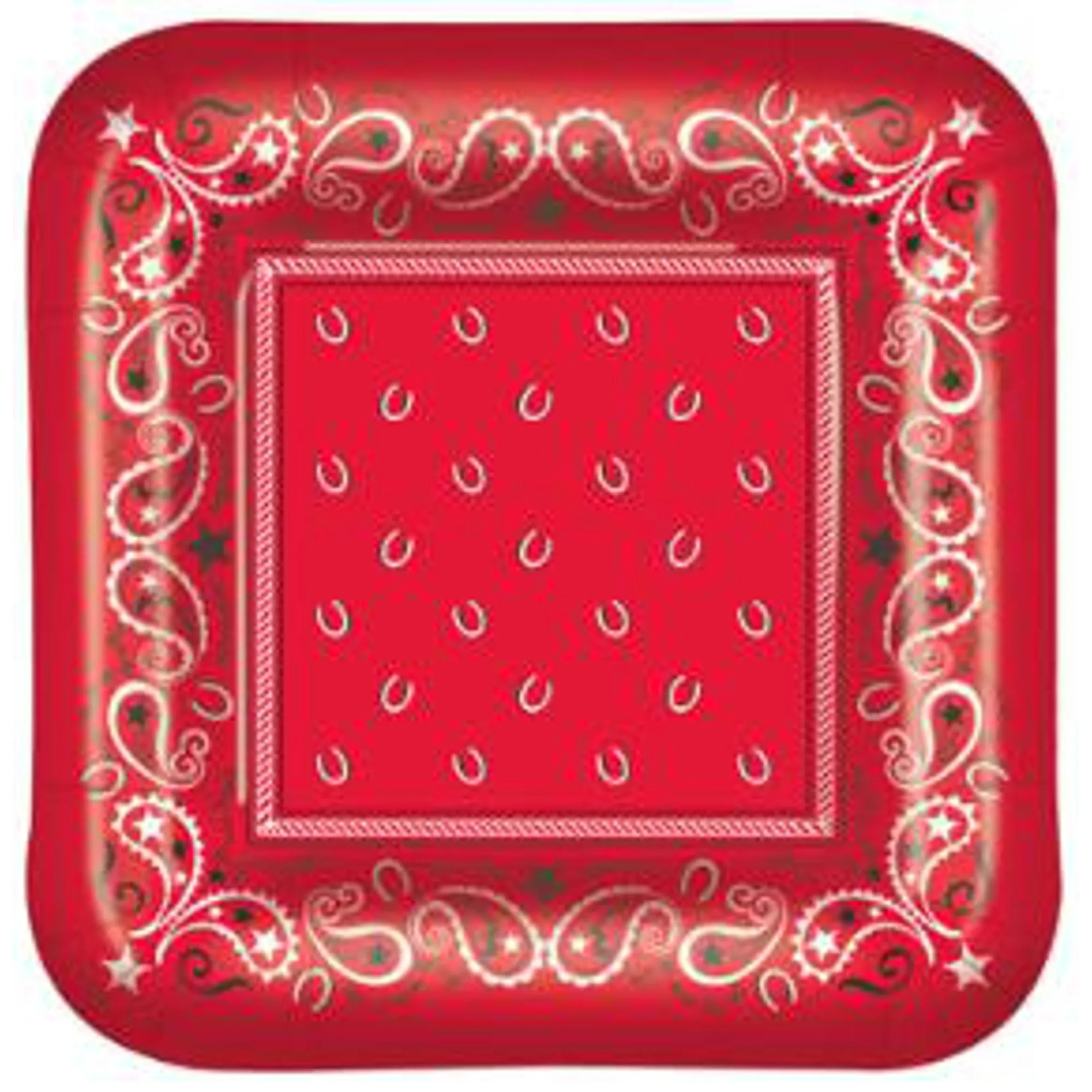 Bandana Plates – 7" Pack Of 8