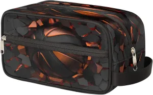 Basketball Toiletry Bag for Women Men, Travel Toiletry Bag Dopp Kit, Water-resistant Lightweight Shaving Bag for Toiletries Accessories