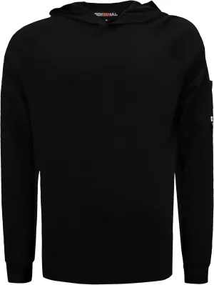 BOCOMAL FR Hooded T Shirts 7.1oz Flame Resistant FR Shirt NFPA2112 CAT2 Fire Retardant Work Hoodies