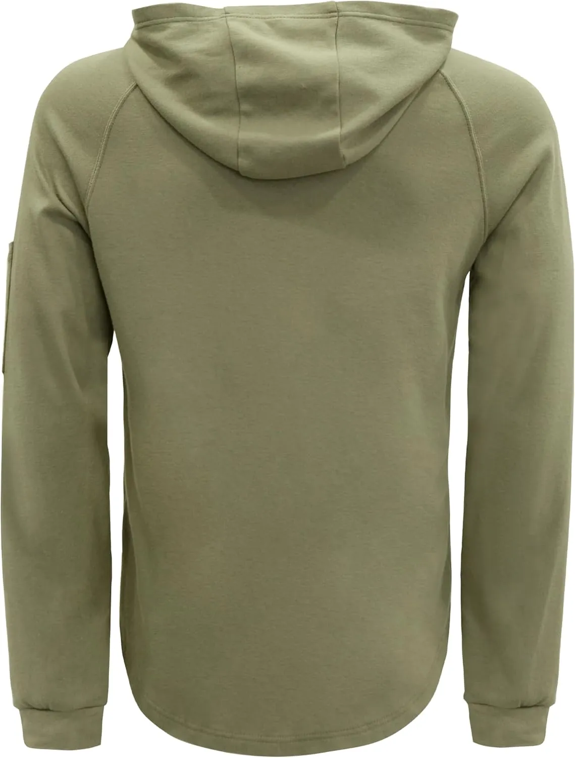 BOCOMAL FR Hooded T Shirts 7.1oz Flame Resistant FR Shirt NFPA2112 CAT2 Fire Retardant Work Hoodies
