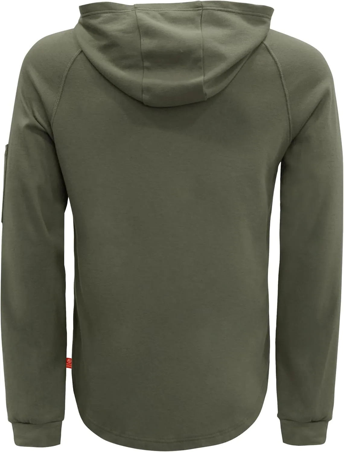 BOCOMAL FR Hooded T Shirts 7.1oz Flame Resistant FR Shirt NFPA2112 CAT2 Fire Retardant Work Hoodies