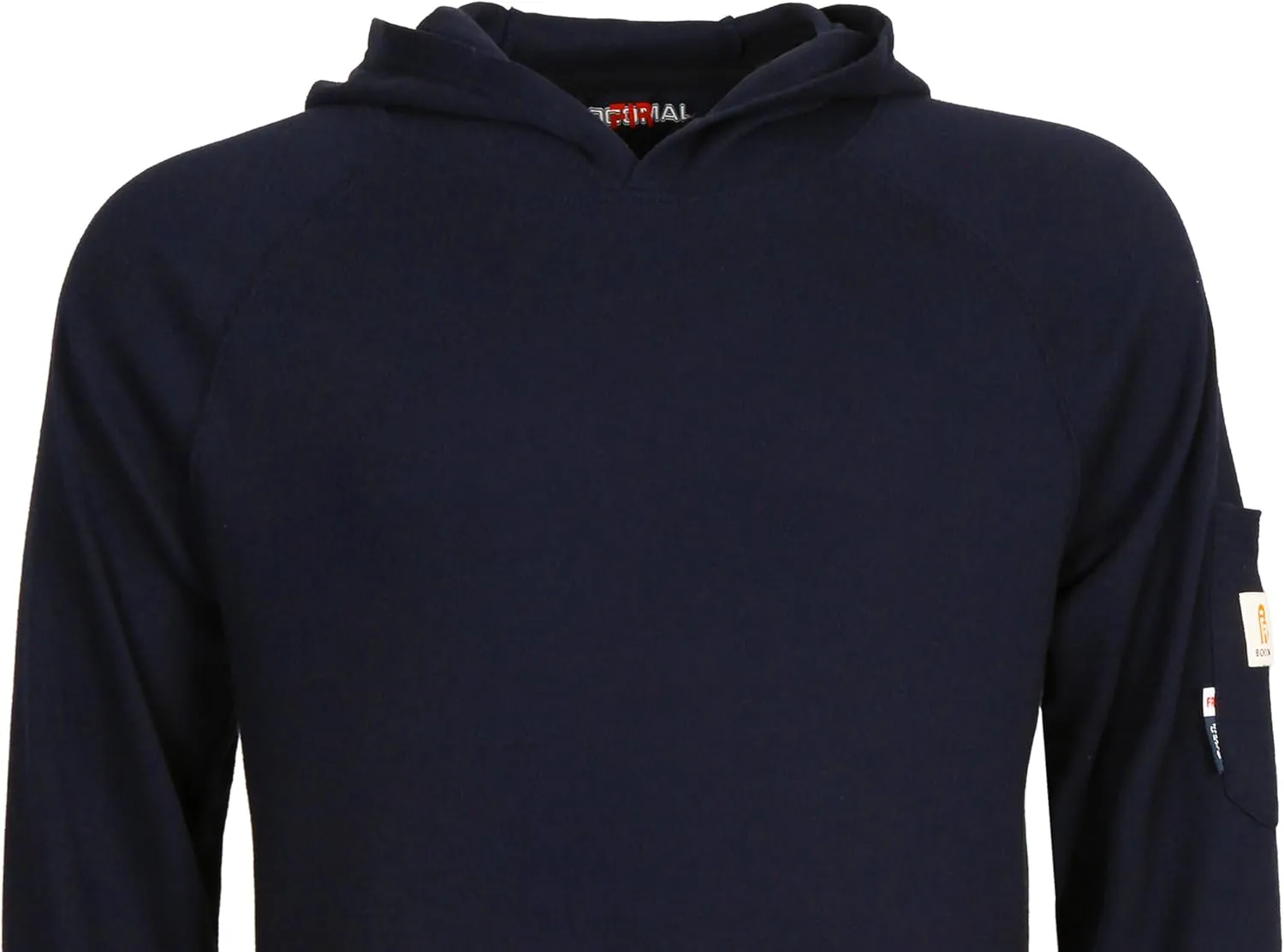 BOCOMAL FR Hooded T Shirts 7.1oz Flame Resistant FR Shirt NFPA2112 CAT2 Fire Retardant Work Hoodies