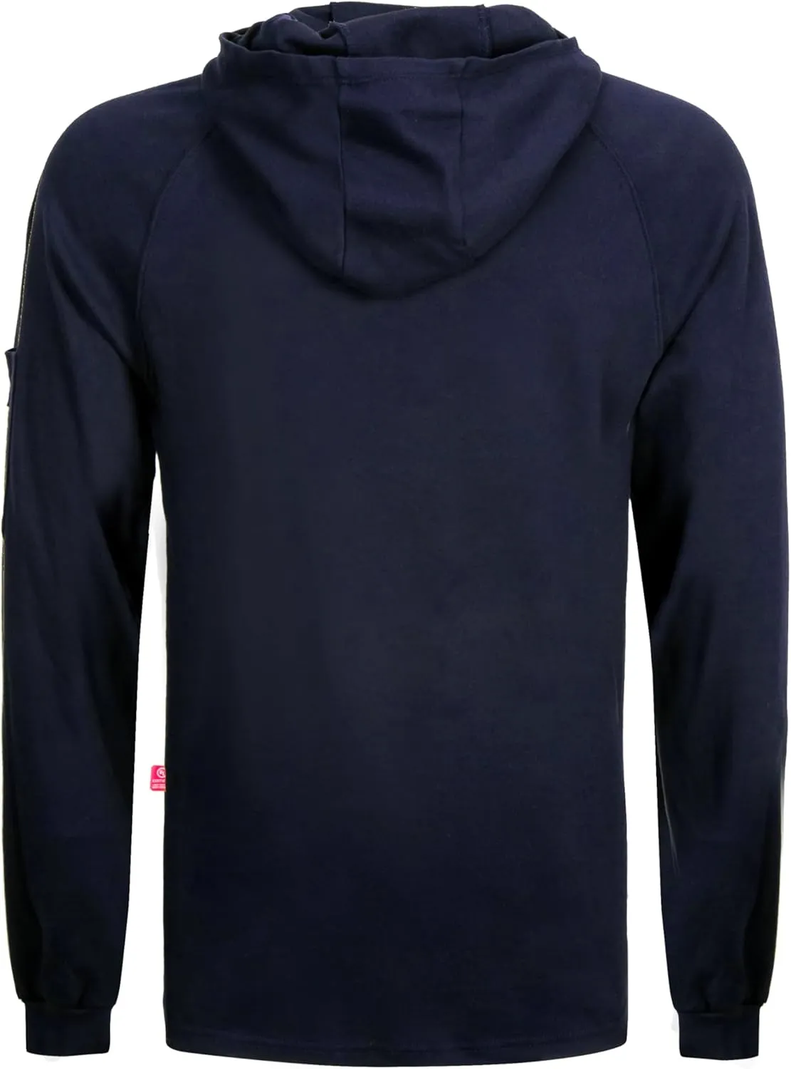 BOCOMAL FR Hooded T Shirts 7.1oz Flame Resistant FR Shirt NFPA2112 CAT2 Fire Retardant Work Hoodies