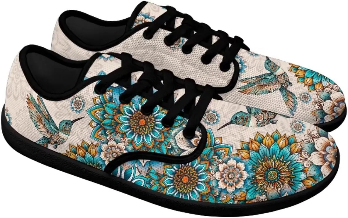 Butterfly Women Barefoot Shoes Mesh Lace Up Sneaker Minimalist Barefoot Sneakers Wide Toe Box Zero Drop Sole Running Shoes