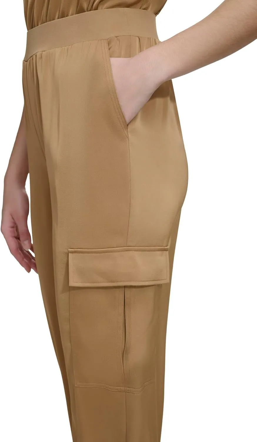 Calvin Klein Women's Woven Pull on Jogger Pant