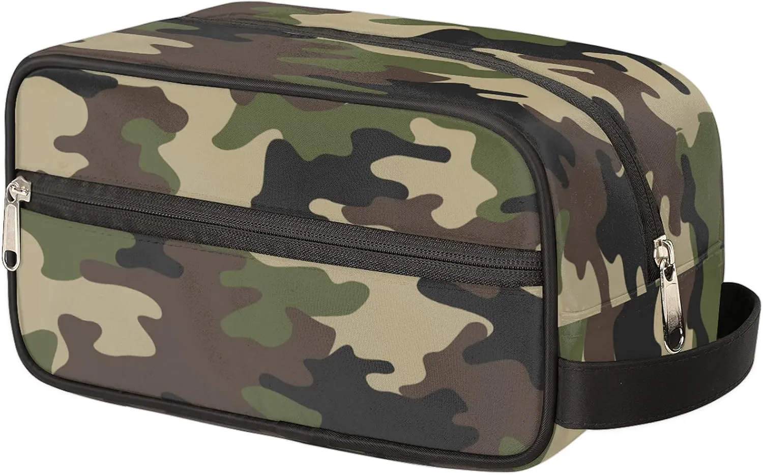 Camouflage Toiletry Bag for Women Men, Travel Toiletry Bag Dopp Kit, Water-resistant Lightweight Shaving Bag for Toiletries Accessories