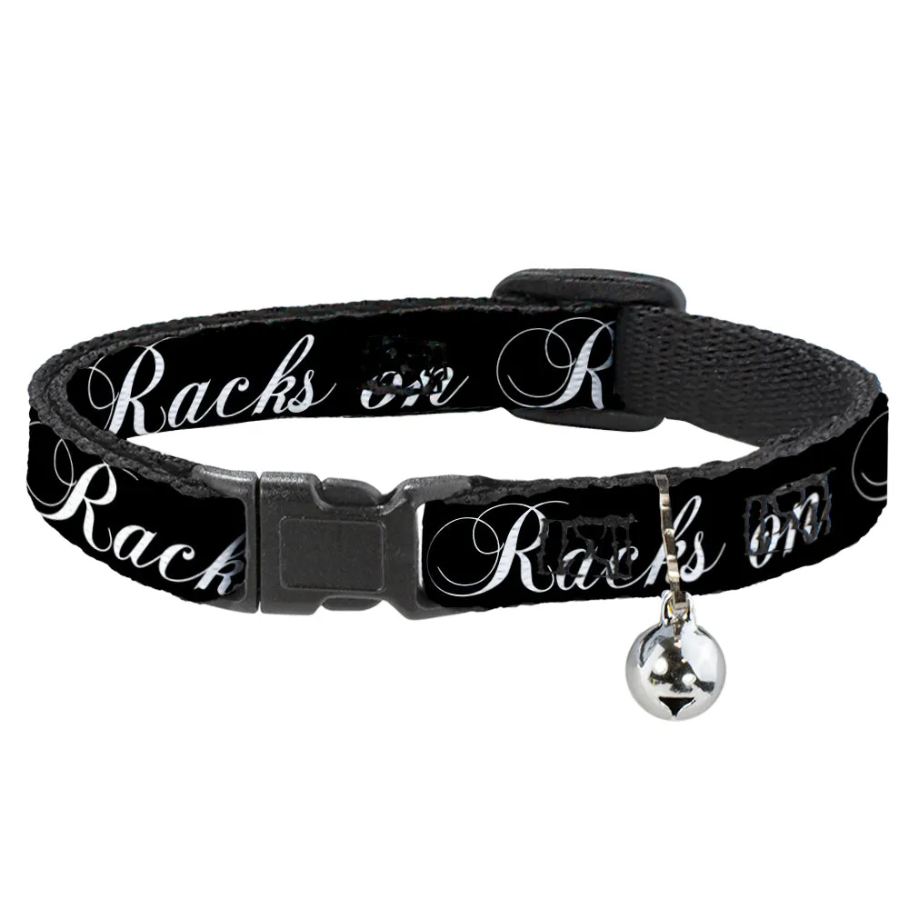 Cat Collar Breakaway - RACKS ON RACKS Black White