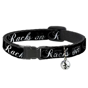 Cat Collar Breakaway - RACKS ON RACKS Black White