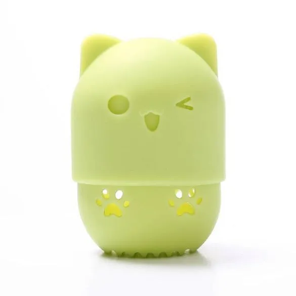 Cat Powder Makeup Blender Holder
