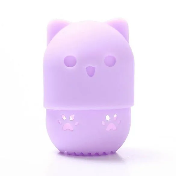 Cat Powder Makeup Blender Holder