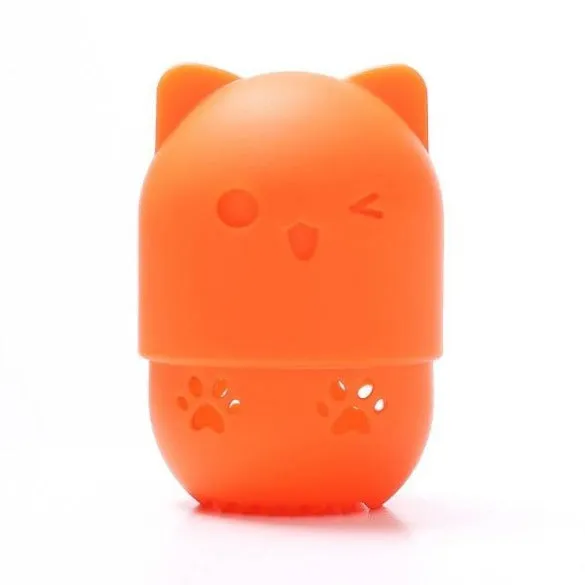 Cat Powder Makeup Blender Holder