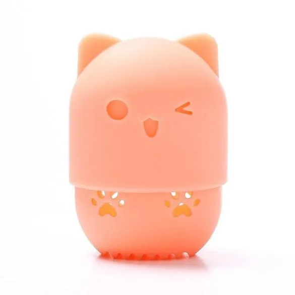 Cat Powder Makeup Blender Holder