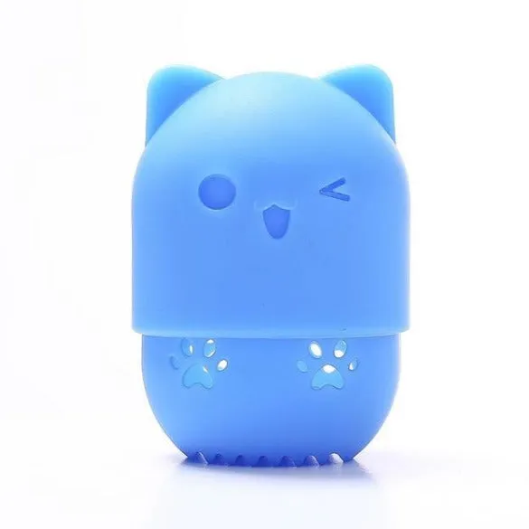 Cat Powder Makeup Blender Holder