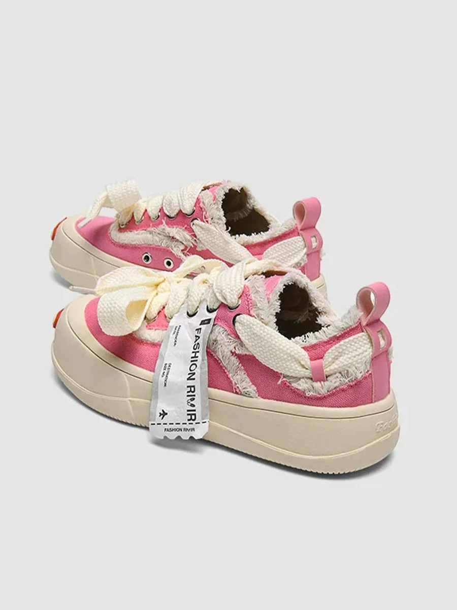 Chunky Sole Breathable Casual Shoes