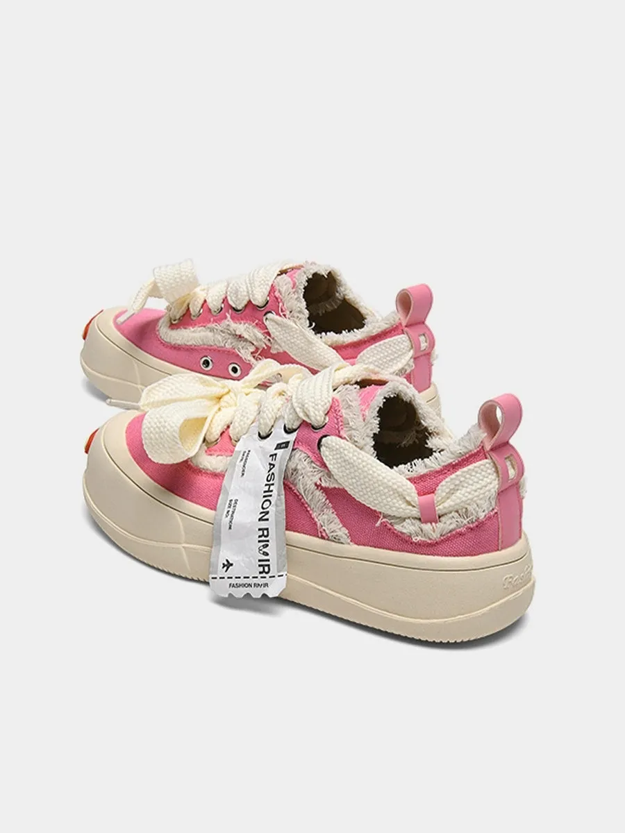 Chunky Sole Breathable Casual Shoes