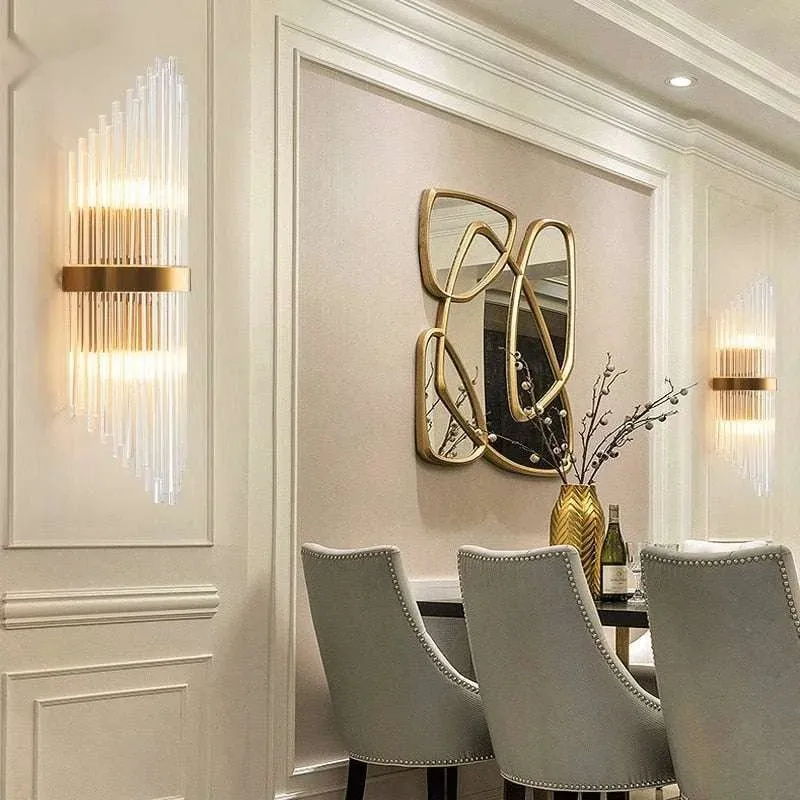 Crystal Elegance Wall Lights