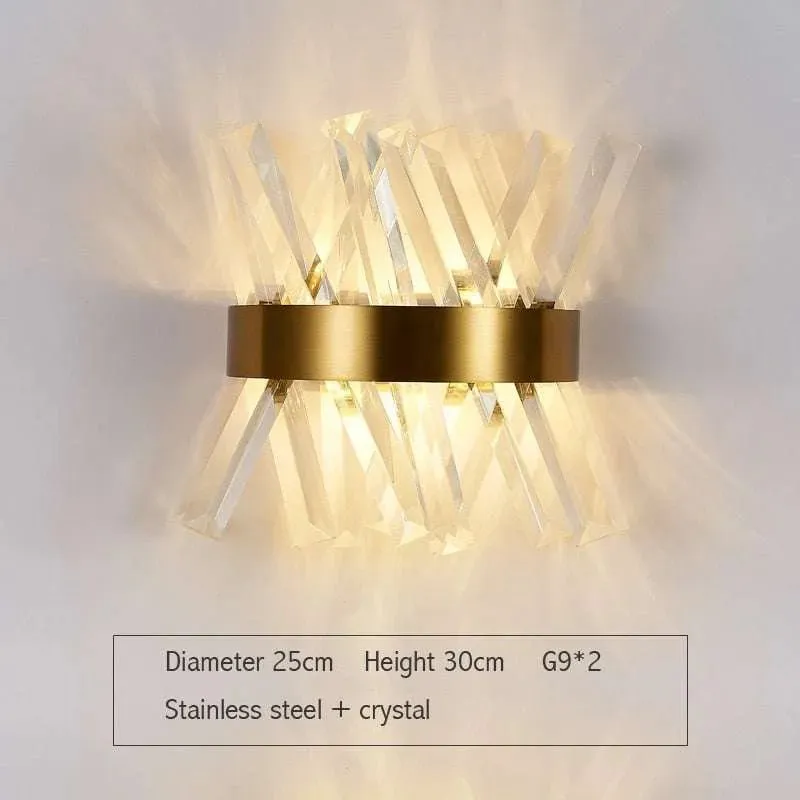 Crystal Elegance Wall Lights
