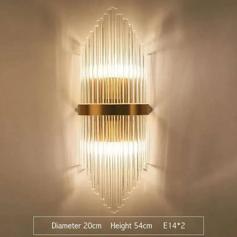 Crystal Elegance Wall Lights