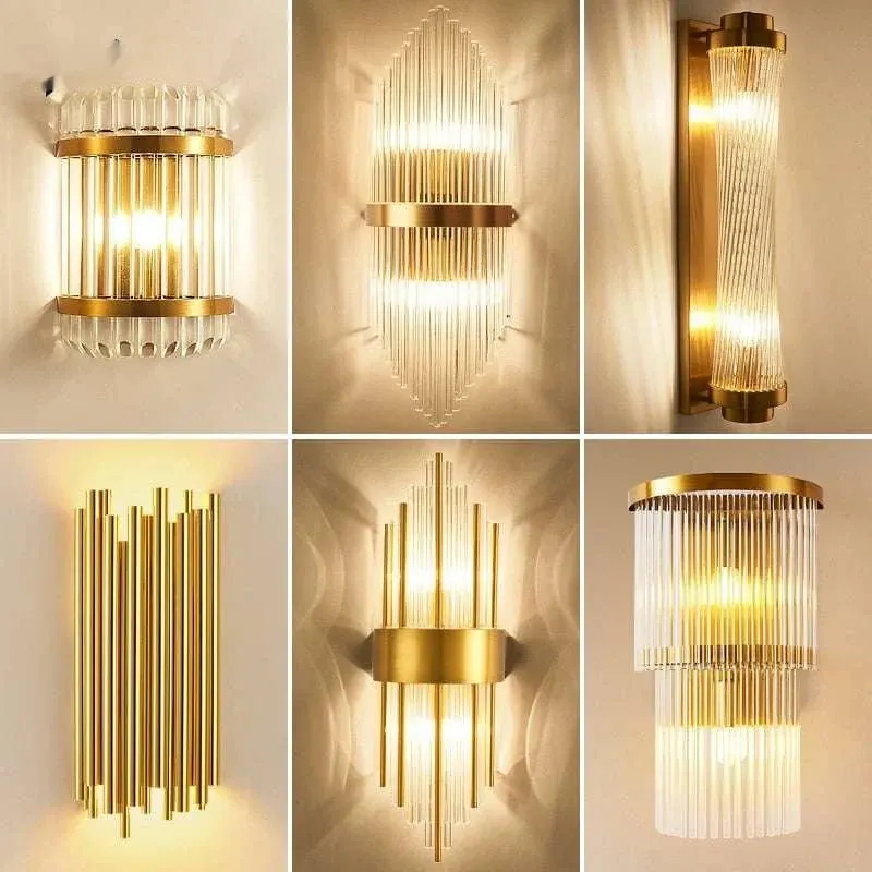 Crystal Elegance Wall Lights