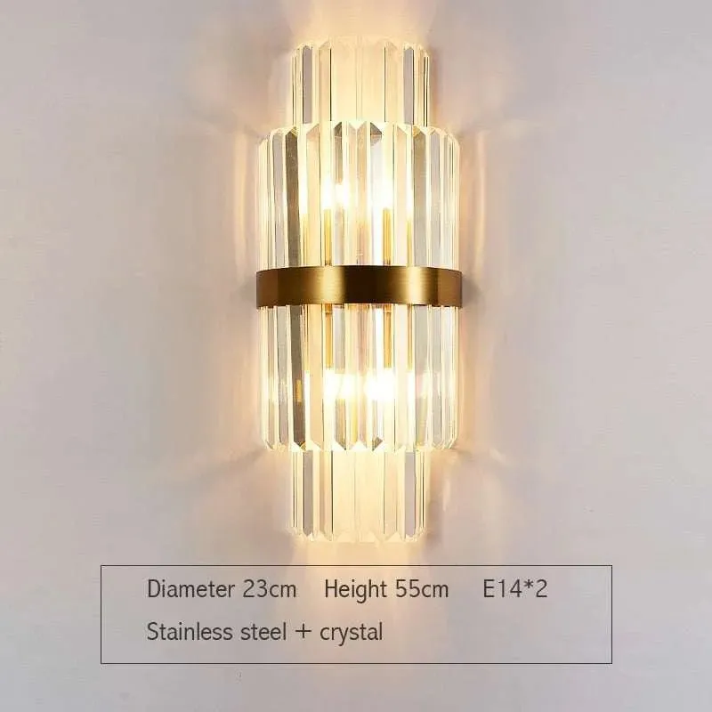 Crystal Elegance Wall Lights