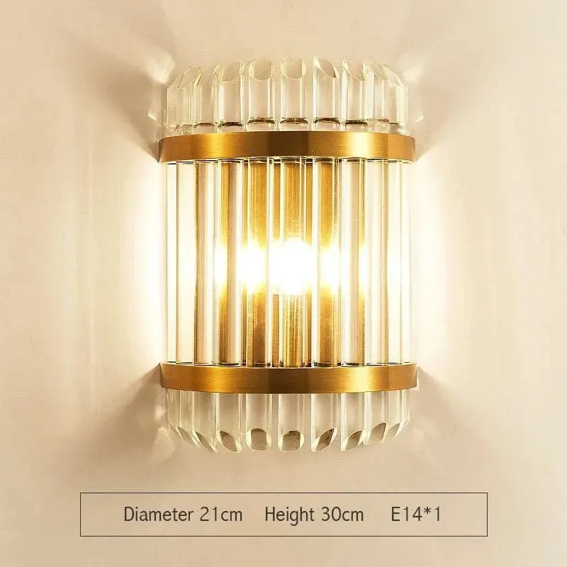 Crystal Elegance Wall Lights