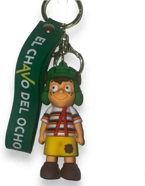 Cute Cartoon Keychains for Girls Boys, Backpack Key Chain Accessories Wristlet Key chain Car Charms, 1-1-1