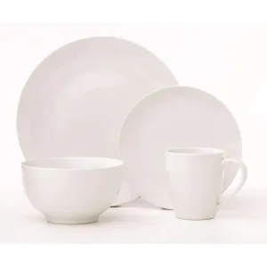 Dinnerware 16pc White Classic Oxford