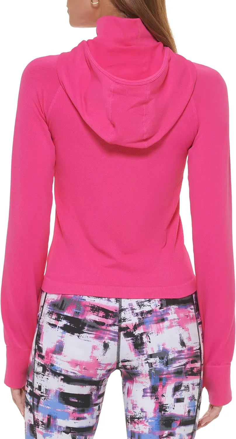 DKNY Women's Pullover Full Zip Sportswear Jacket