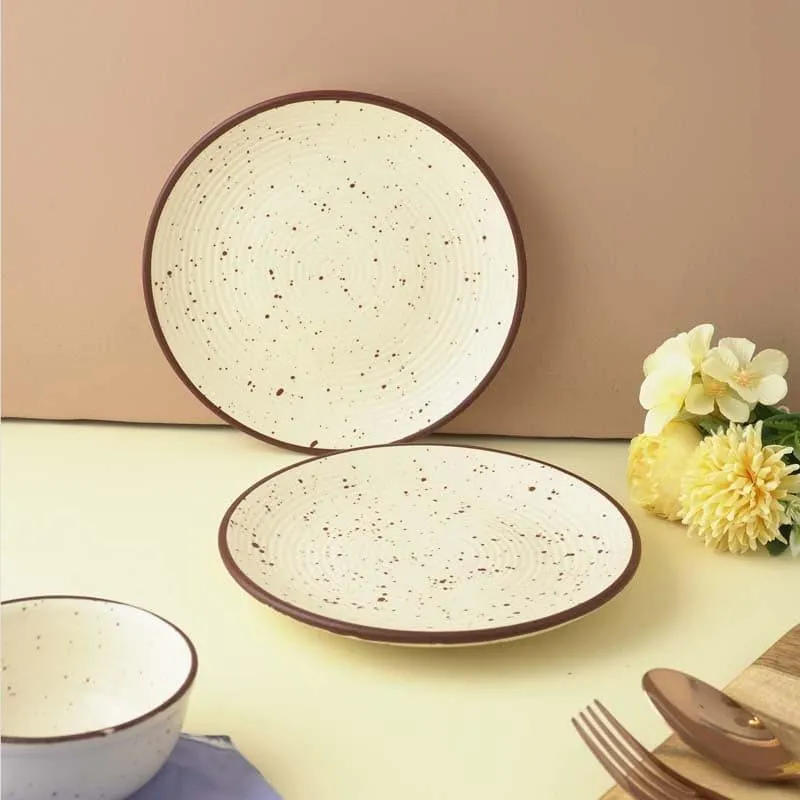 Earthy Elegance Quarter Plate - Set Of Two