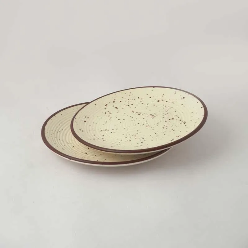 Earthy Elegance Quarter Plate - Set Of Two