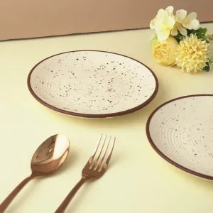 Earthy Elegance Quarter Plate - Set Of Two
