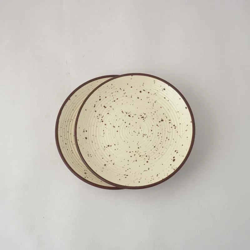 Earthy Elegance Quarter Plate - Set Of Two
