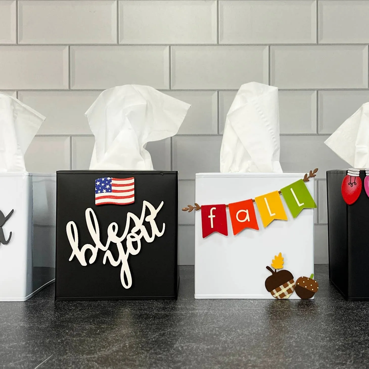 Fall Banner Magnets Set of 3