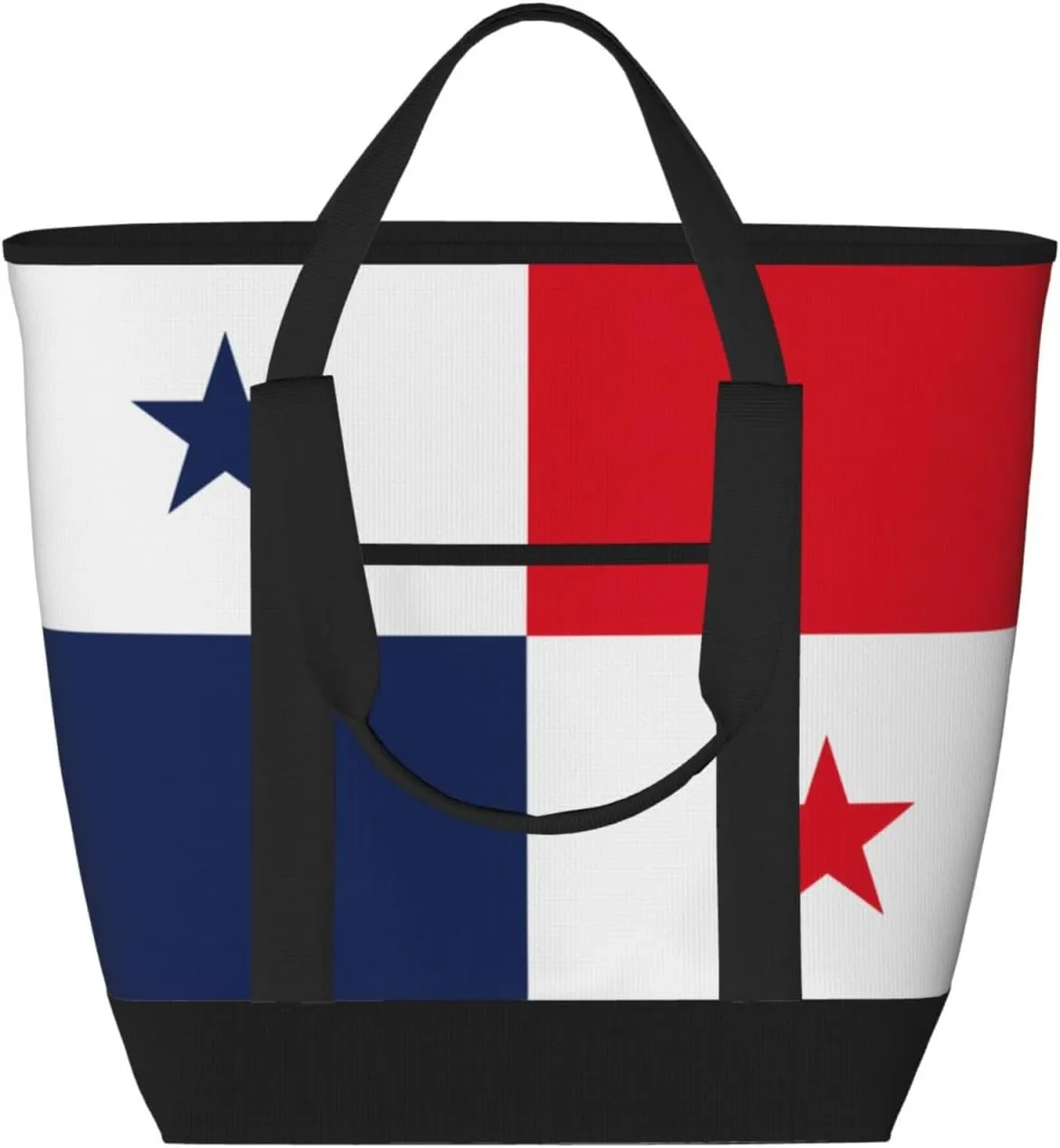 Flag of Panama Women's tote bags and reusable women's beach bags are suitable for travel insulation and cooling bags.