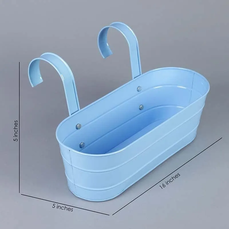 Funky Planter Set- Green/Blue