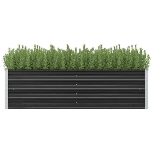Garden Raised Bed Anthracite Galvanized Steel