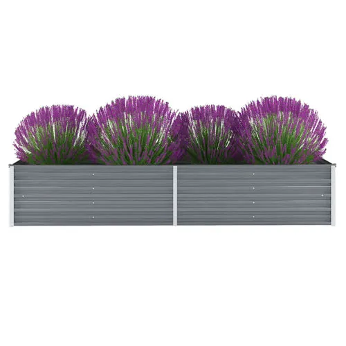 Garden Raised Bed Anthracite Galvanized Steel