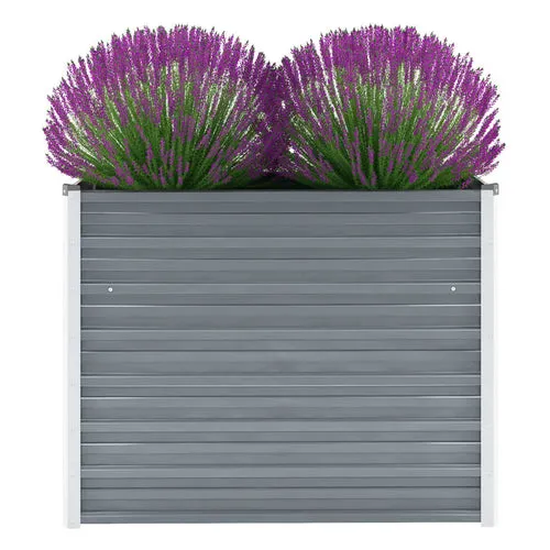 Garden Raised Bed Anthracite Galvanized Steel