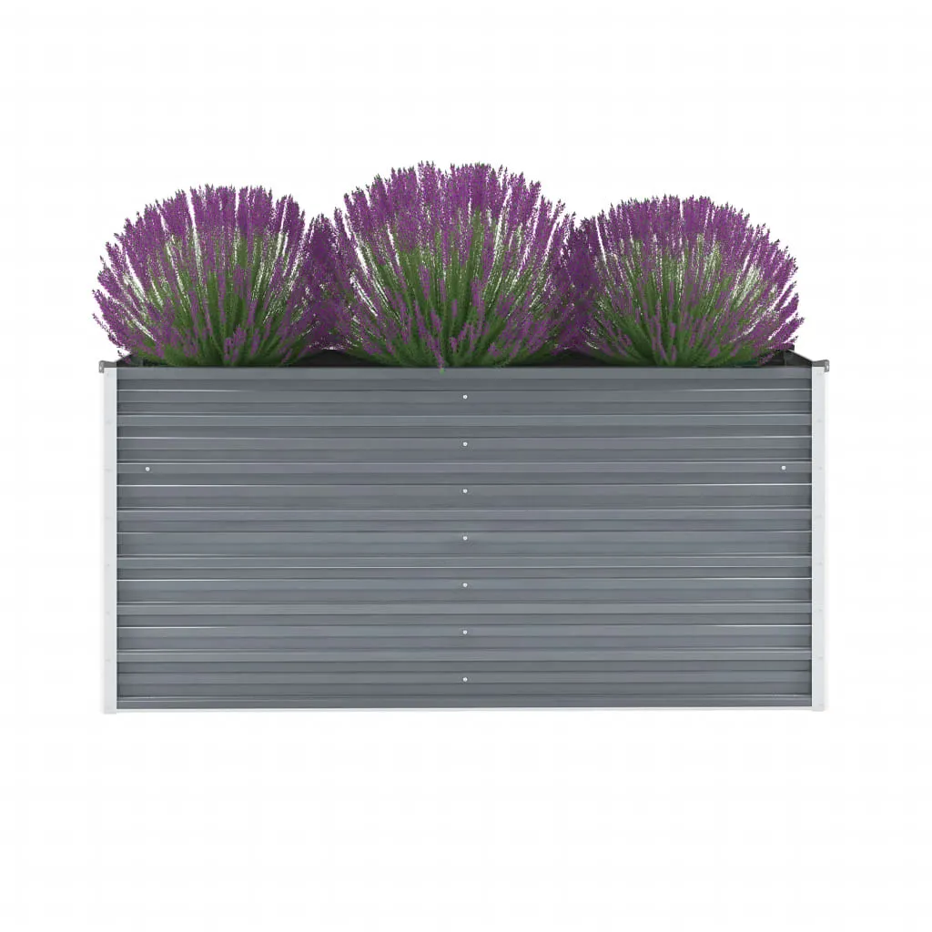 Garden Raised Bed Anthracite Galvanized Steel